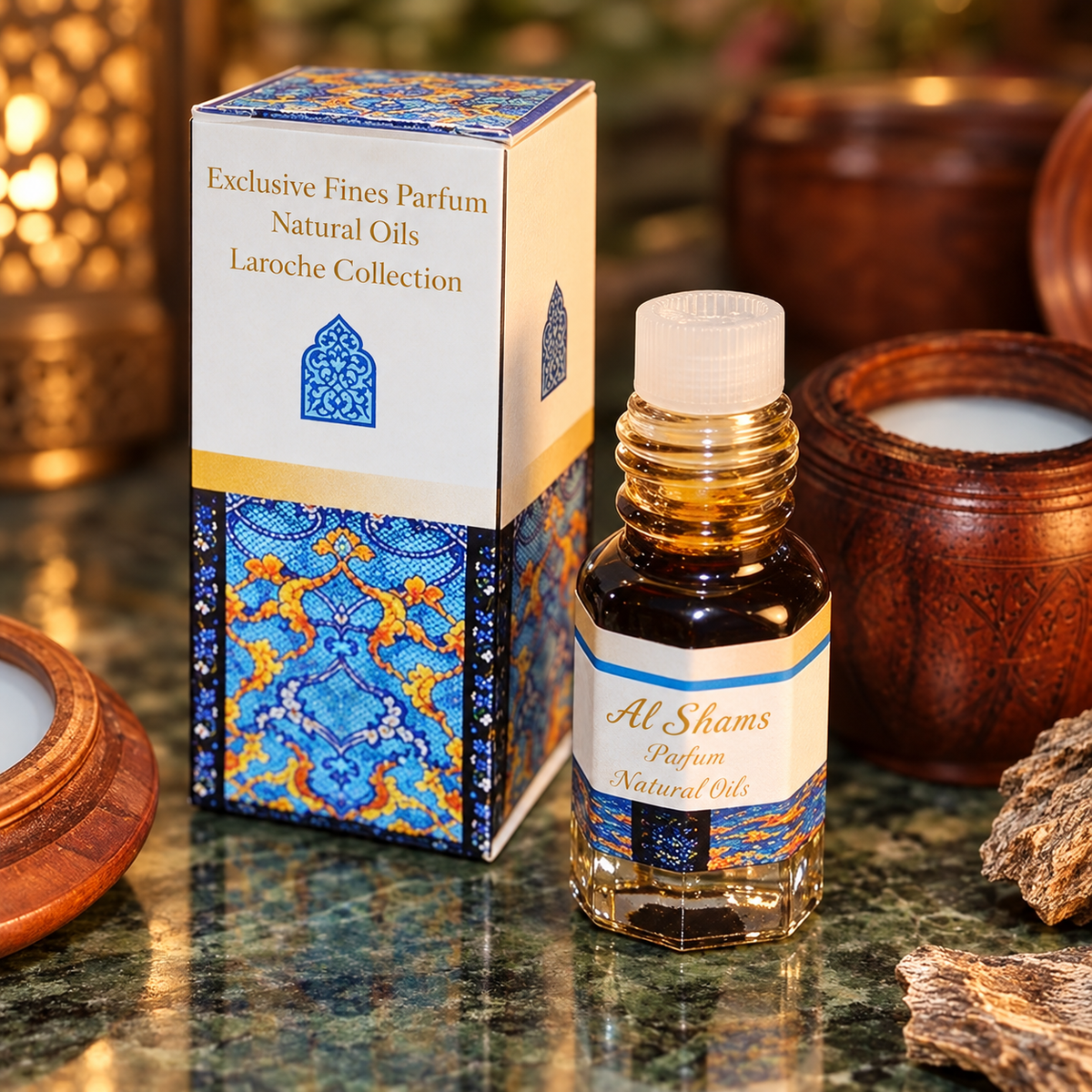 Al Shams – Oud, Amber, Musk & Rose Perfume Oil 3ml