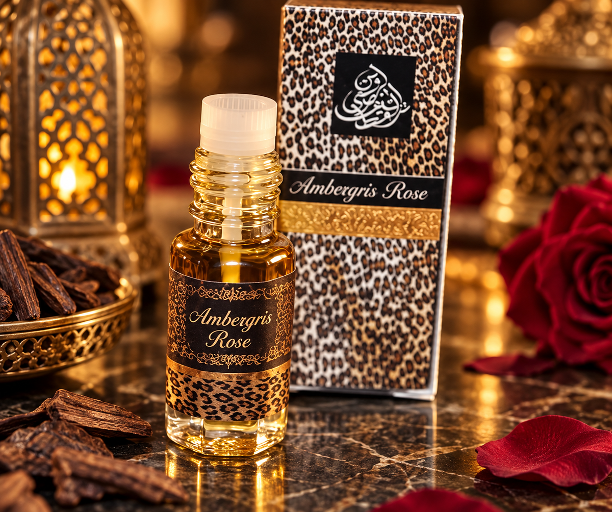 Ambergris Rose rose and ambergris perfume oil 3ml