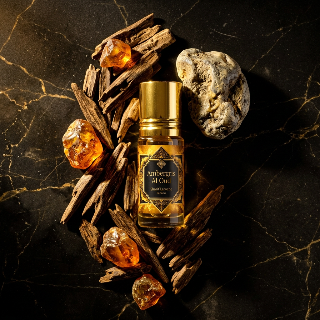 Ambergris Al Oud – Huile de parfum ambre gris & oud 3 ml