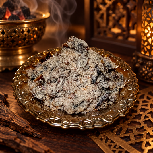Bakhoor Sultan – Agarwood, Spice & Floral Incense 12g