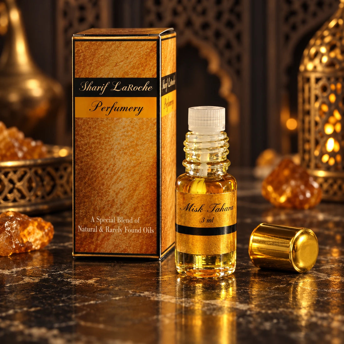Misk Tahara natural perfume 3 ml with original vial and box