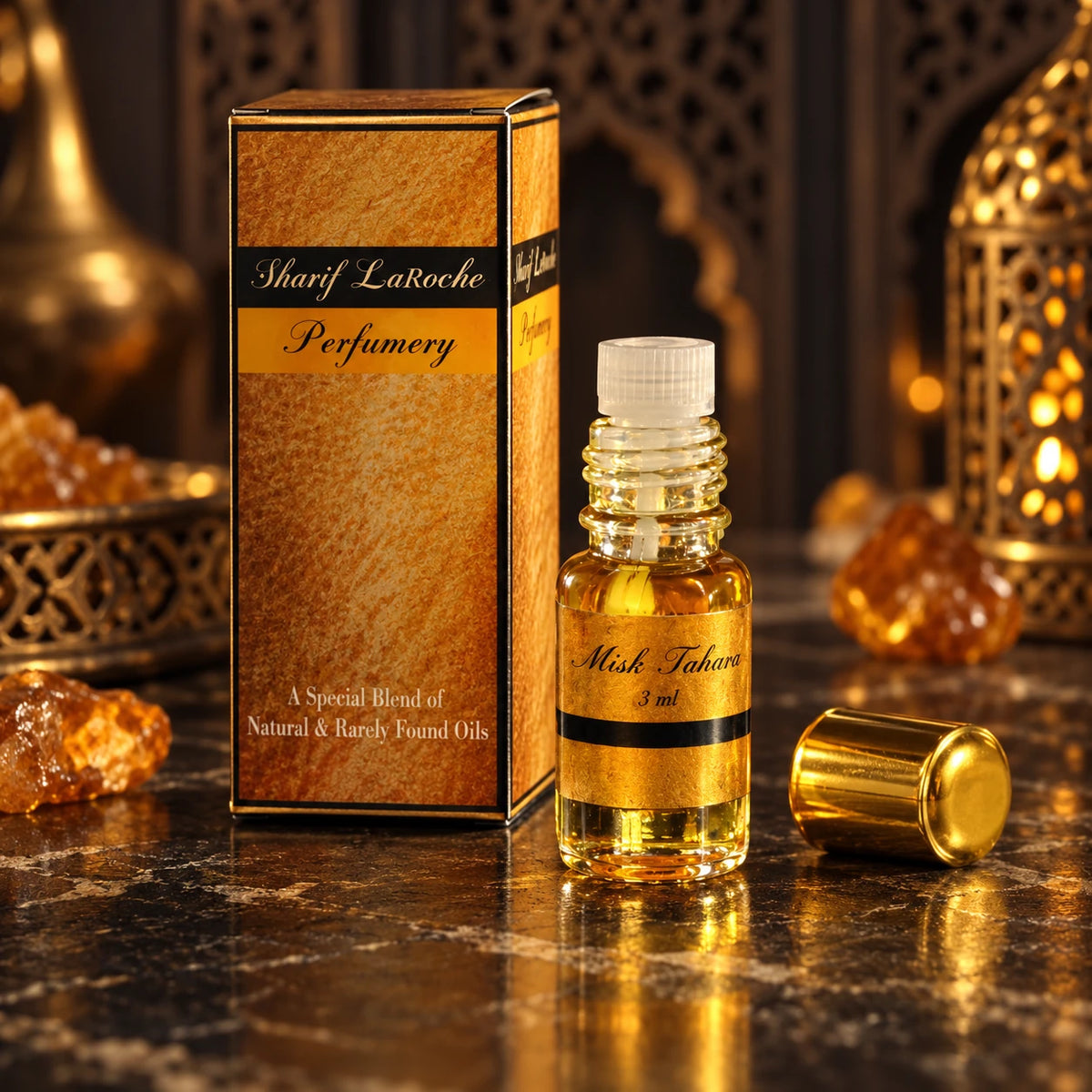 Misk Tahara natural perfume 3 ml with original vial and box