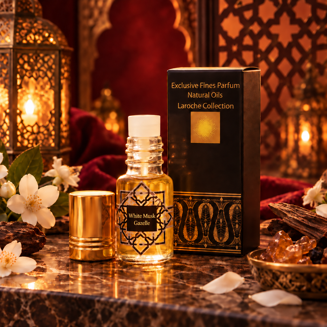 White Musk Gazelle alcohol-free perfume oil 3ml