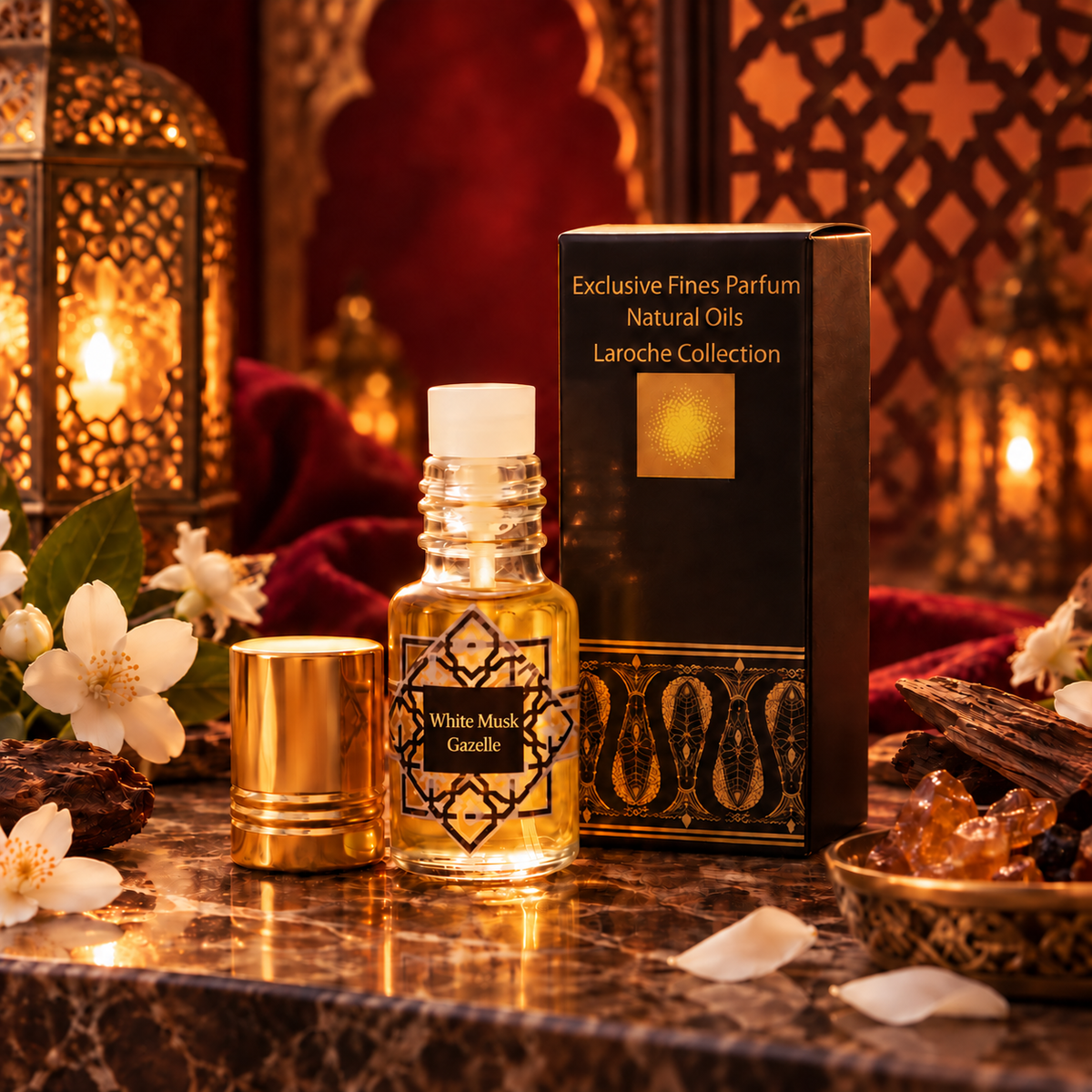 White Musk Gazelle alcohol-free perfume oil 3ml