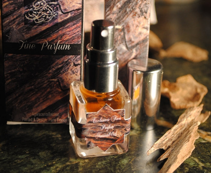 Saharan Incense Natural Solid Perfume Spray 7ml Agarscents bazaar