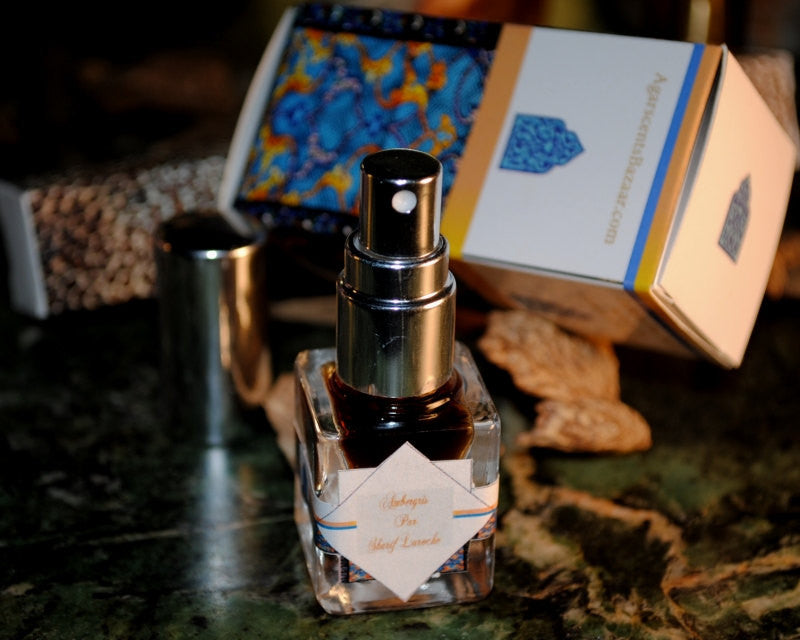 Amber Al Makassar Natural Solid Perfume Spray 7ml - Handmade Perfume